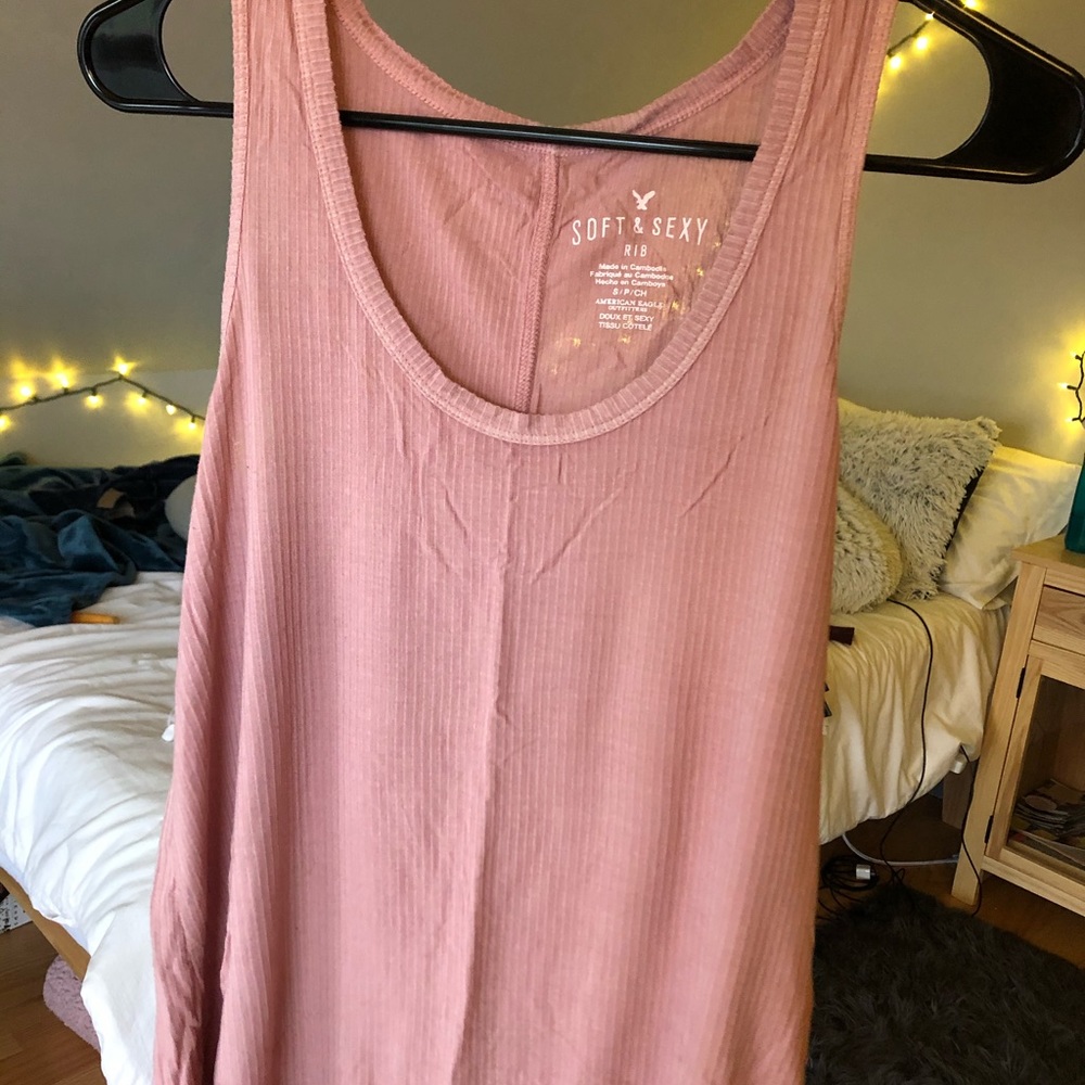 Ribbed AEO Tank Top